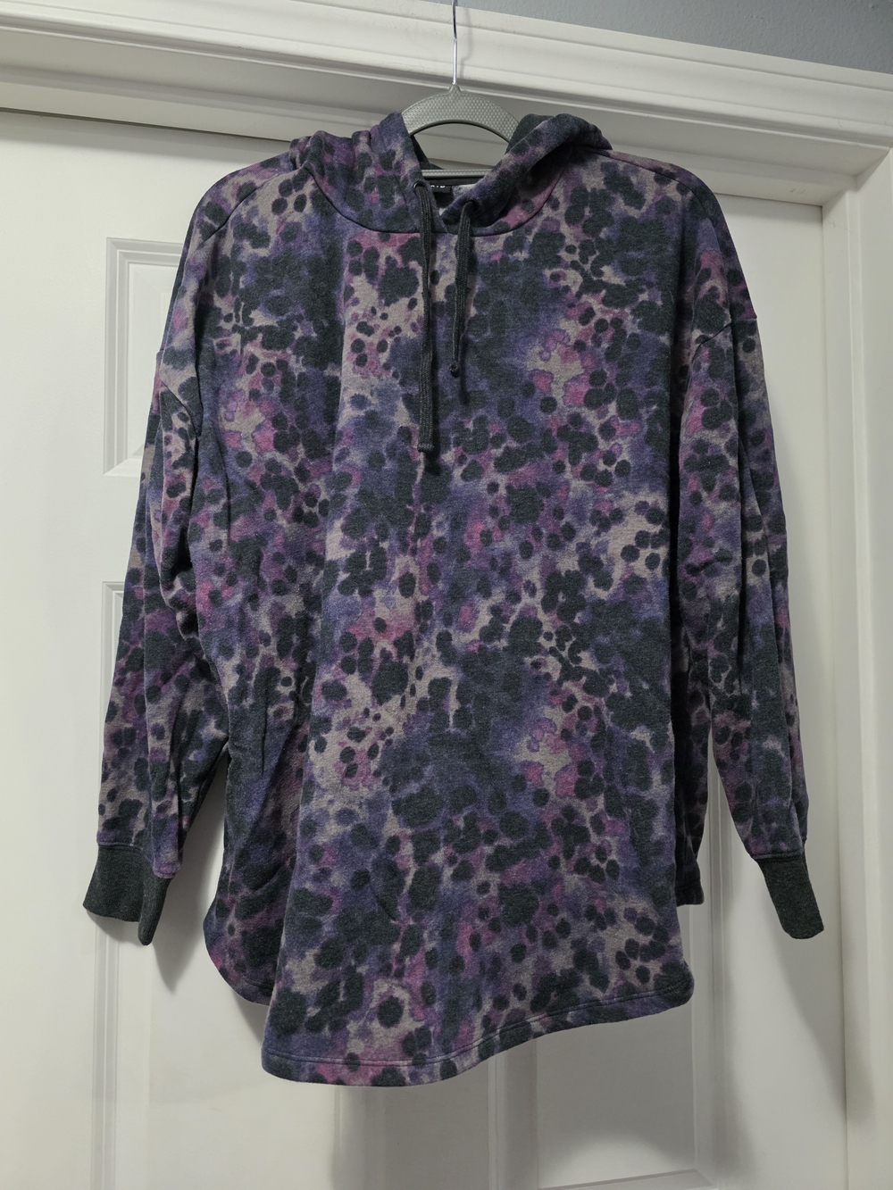 torrid Purple and Black Speckled Hoodie Sweatshirt
